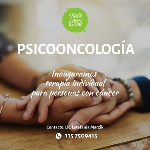 Terapia Individual para personas con cáncer y familiares